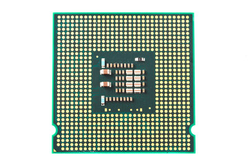 Close up of micro processor