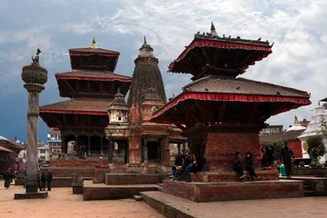 Deurstickers Bhaktapur Durbur Square Nepal © Alexander