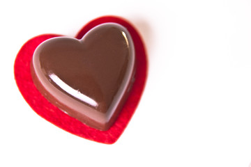 Valentine's Heart Shaped Chocolate