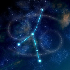 Cancer constellation and symbol