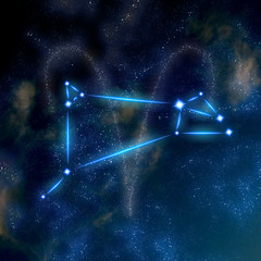 Aries constellation and symbol