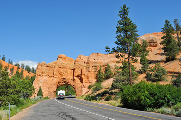 Tunnel to Bryce Canyon National Park