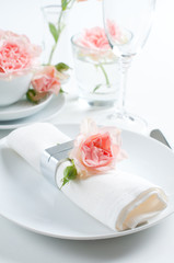 romantic table setting