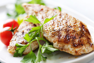grilled chicken brest fillet