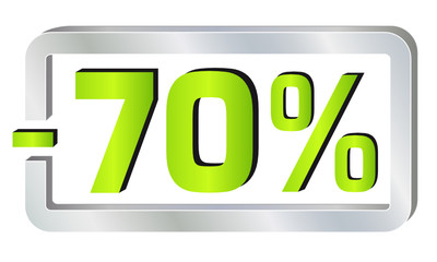 Rabatt - 70 %
