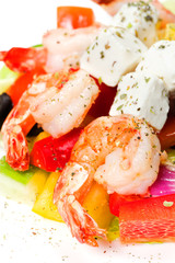 salad with shrimps