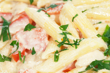 Pasta with cheese