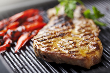 grilled pork chop