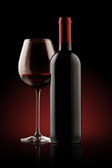 red wine bottle