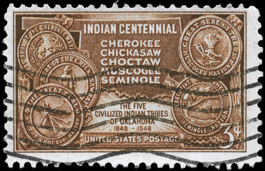 USA - CIRCA 1948 Indian Territory