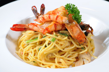 Spaghetti with Seafood