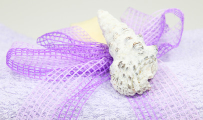 Wellnessgeschenk in lila