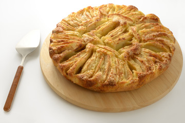 Homemade apple tart