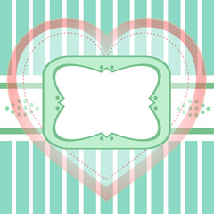 Seamless background greeting with love heart