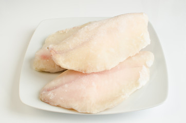 Frozen tilapia fillets