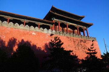Forbidden City under the blue sky