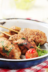 Minced meat kebabs