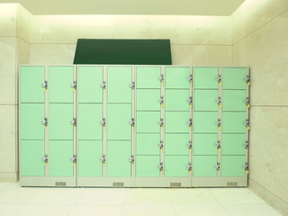 Storage area and locker