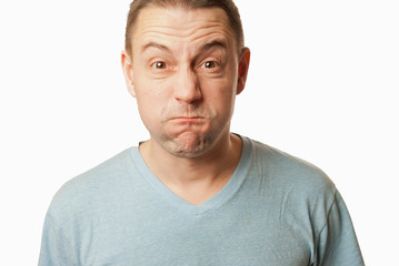 Obraz premium upset mad man