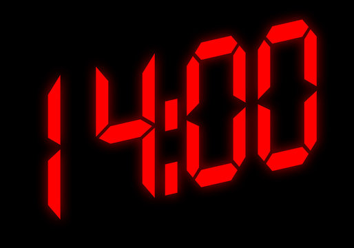Digitalanzeige - 14:00