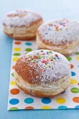 Carnival bismarck doughnuts