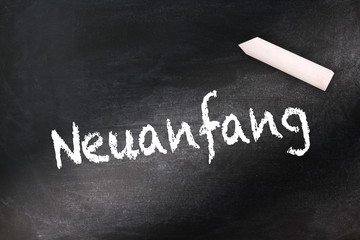 Obraz premium Neuanfang