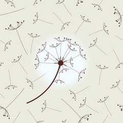 Pattern With Dandelions