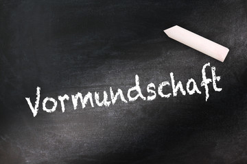 Obraz premium Vormundschaft