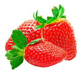 strawberry isolated on white background