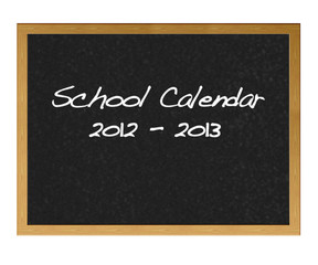 Obraz premium School calendar.