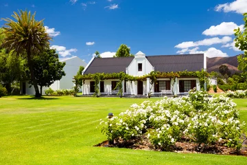 Photo sur Plexiglas Afrique du Sud belle maison de campagne