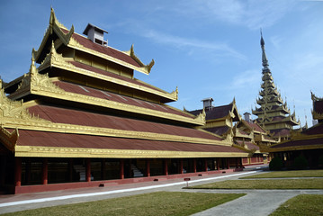 Old Palace in Mandalay,Myanmar