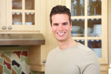 Fototapeta premium Young smiling man.