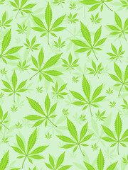 marijuana leafs background