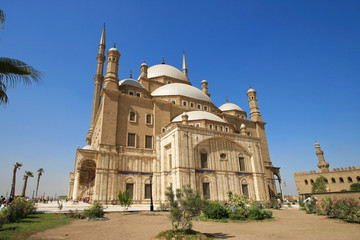 Mohammed Ali Basha Mosque, Cairo -  Egypt - obrazy, fototapety, plakaty