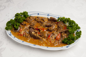 Hähnchenleber gebraten