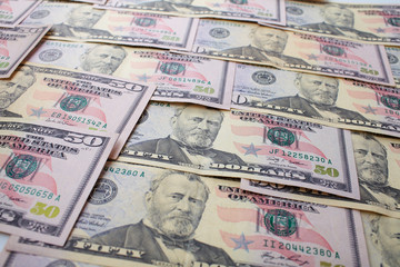 many dollars on the table