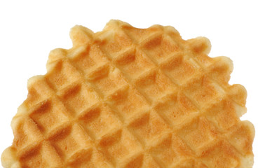 Wafer Close-Up on White Background