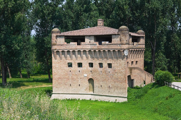 Fortress Rocca Stellata. Bondeno. Emilia-Romagna. Italy.