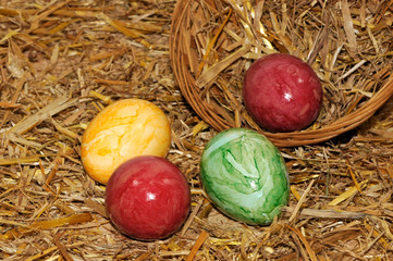 Farbige Eier
