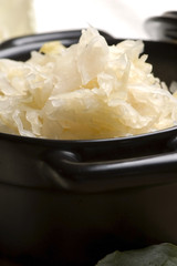 Fresh pickled cabbage - traditional polish sauerkraut