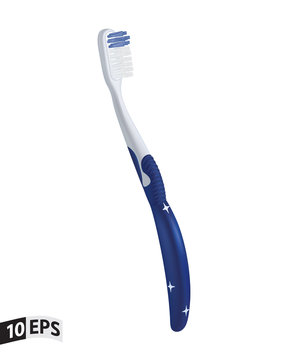 toothbrush vector