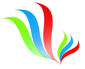 3d rgb feather logo