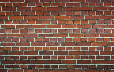 Old red brick wall texture