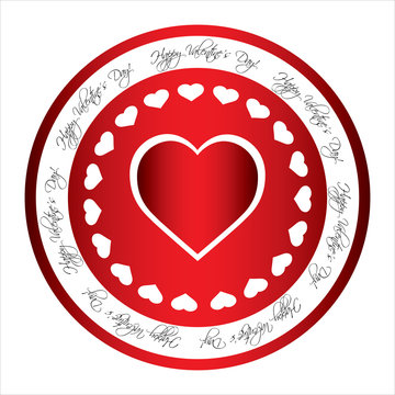 special red Valentine's Day stamp