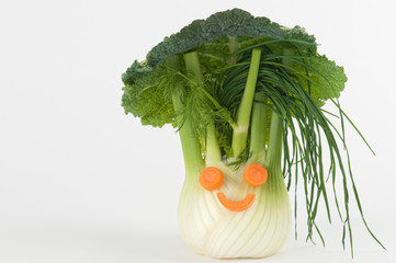 Kindergerecht präsentiertes Gemüse