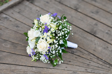 Beautiful wedding flowers bouquet