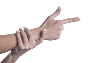 mani con pistola