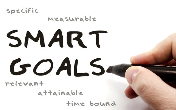 Smart Goals hand written