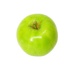 green apple isolated on white